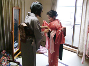 Kimono Dressing Experience Pic.