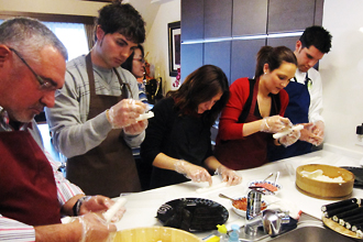 Sushi Making Pic.